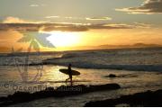 Rainbow Bay Snapper Rocks  Sunset 7425