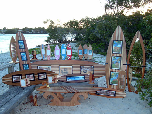 some of the products produced by Jason and Tina Williams of driftwood Timber Surf some of the products produced by Jason and Tina Williams of driftwood Timber Surf
