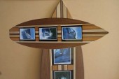 Large Timber Surfboardpicture frame - Wall hanging
