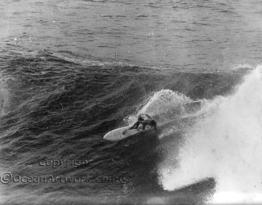 Wayne Lynch surfing at Cronulla Point during the Surfaabout