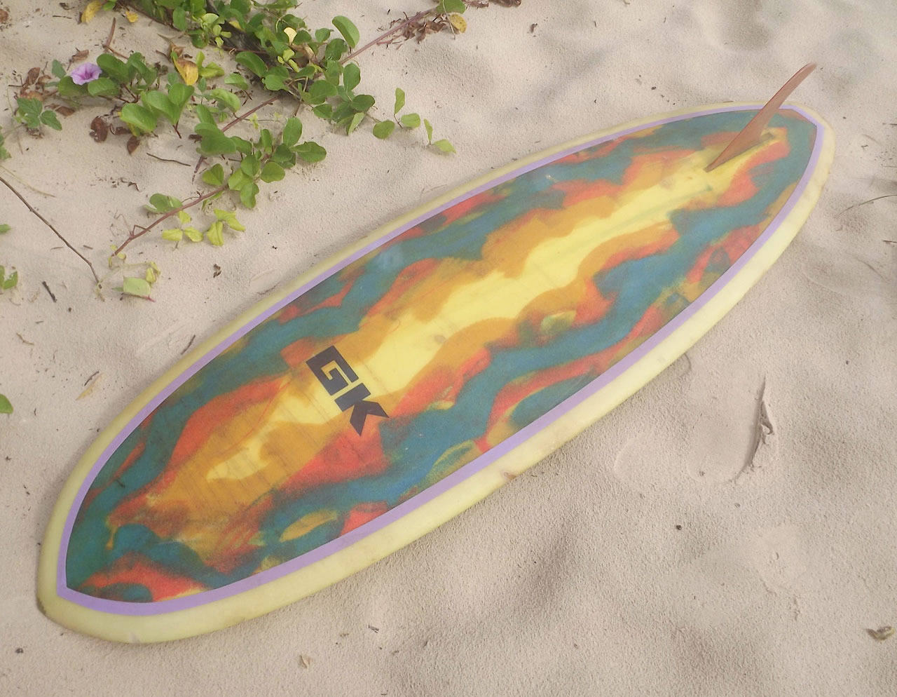 Classic graham King surfboard from late 60s early 70s